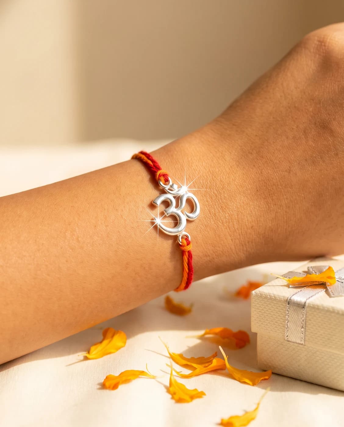 Silver Rakhi