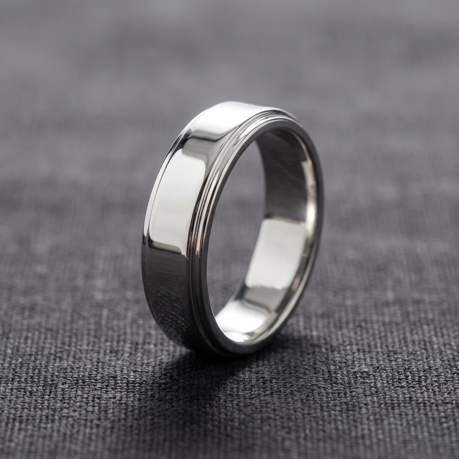 925 Silver Challa Ring for Men · Plain Band