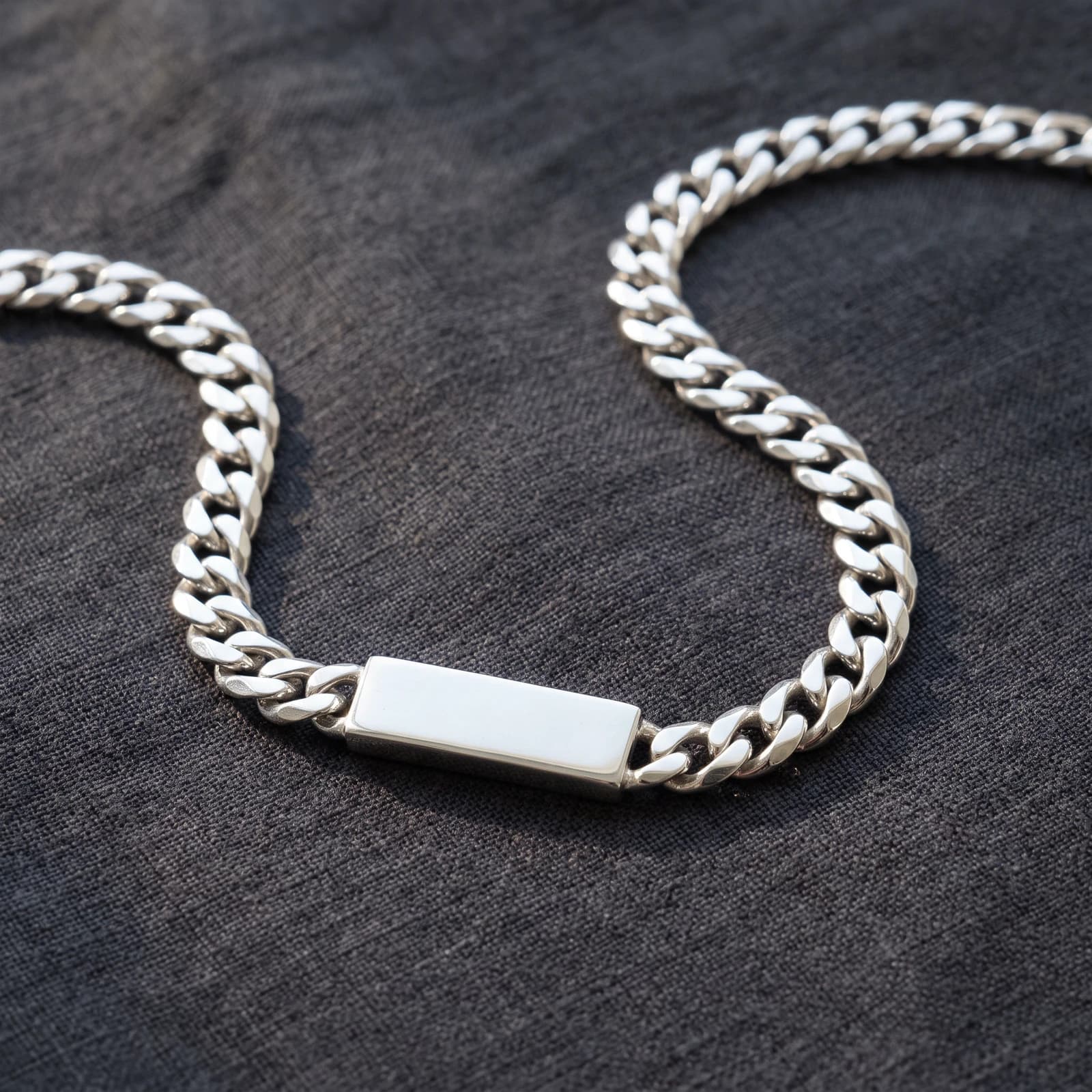 925 Silver Cuban Link Chain for Men