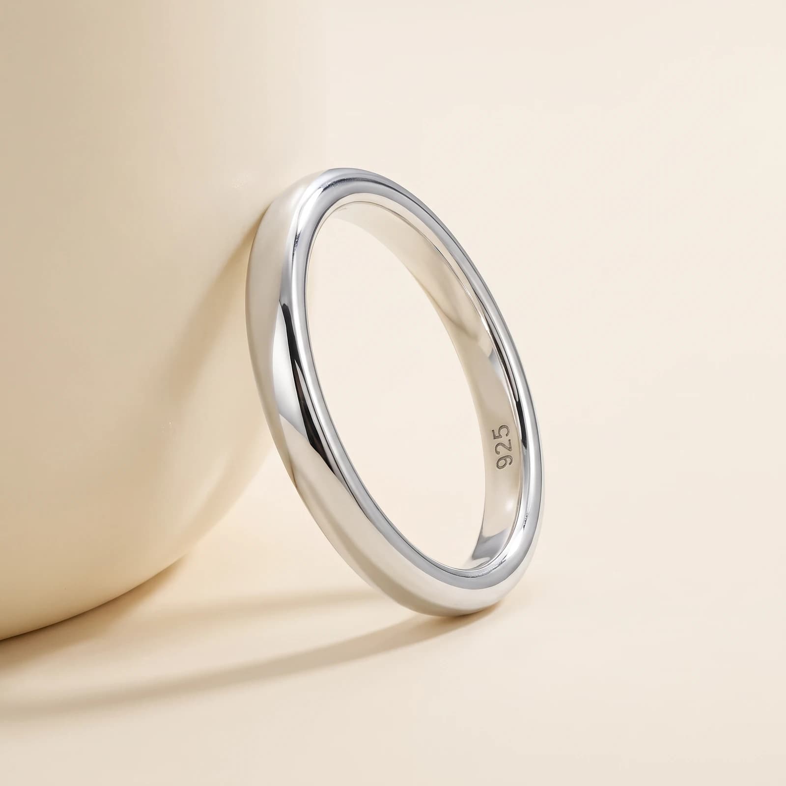 925 Silver Stackable Band Ring