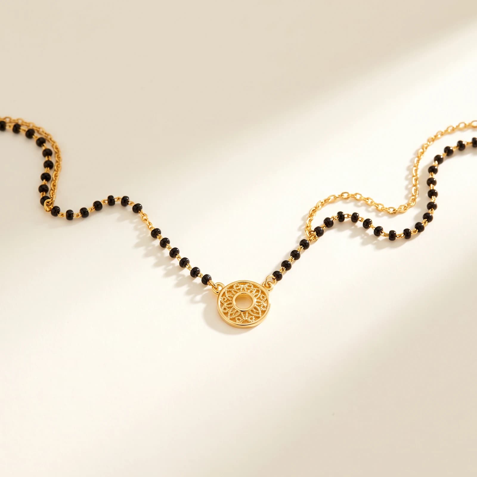 Gold-Plated Silver Mangalsutra · Daily Wear