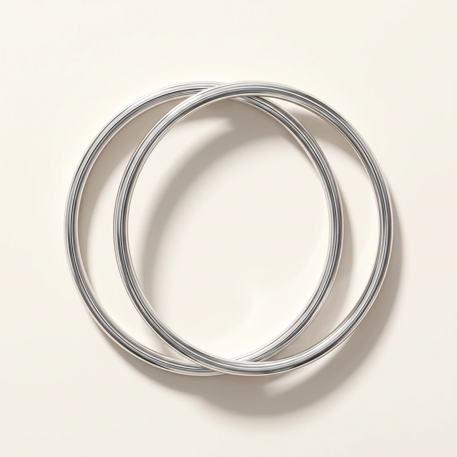 925 Silver Baby Bangles · Pair