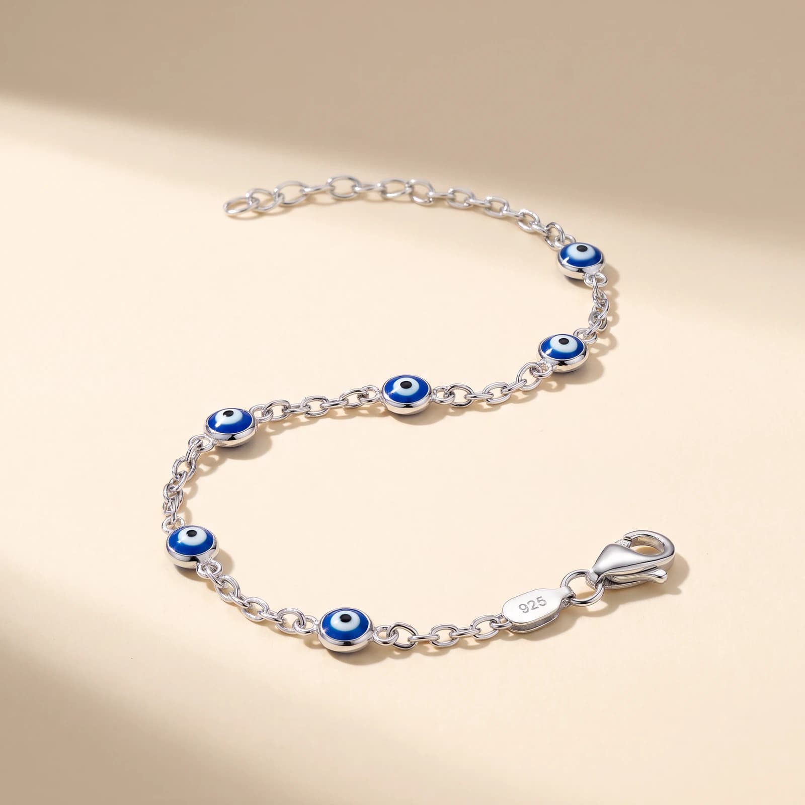 925 Silver Evil-Eye Bracelet · Nazariya