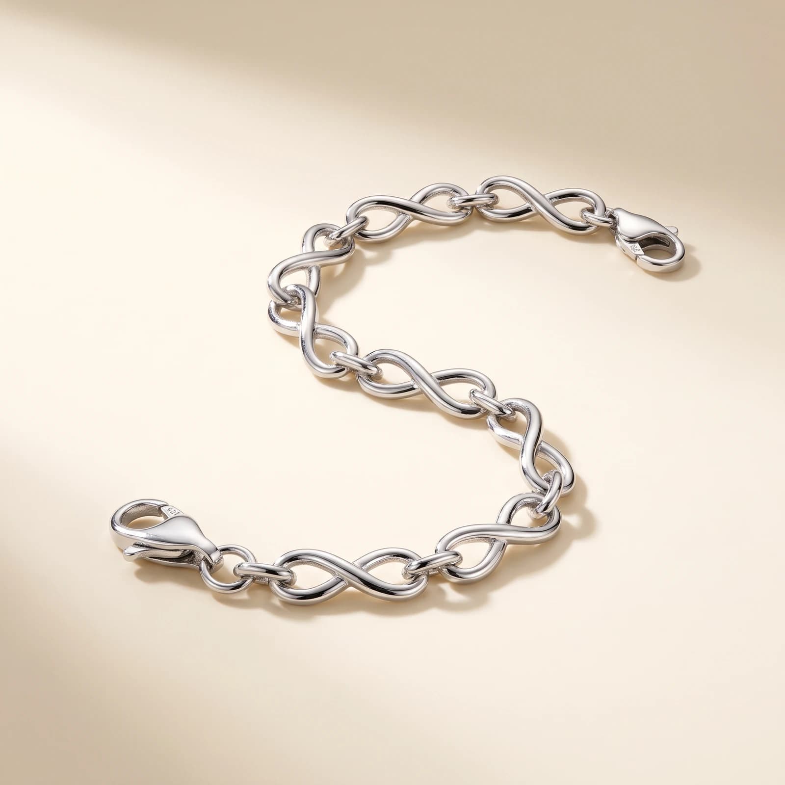 925 Silver Infinity Bracelet